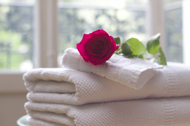 chambre-hote-VALBONNE-min_towel_rose_clean_care_salon_spa_white_bath-731641